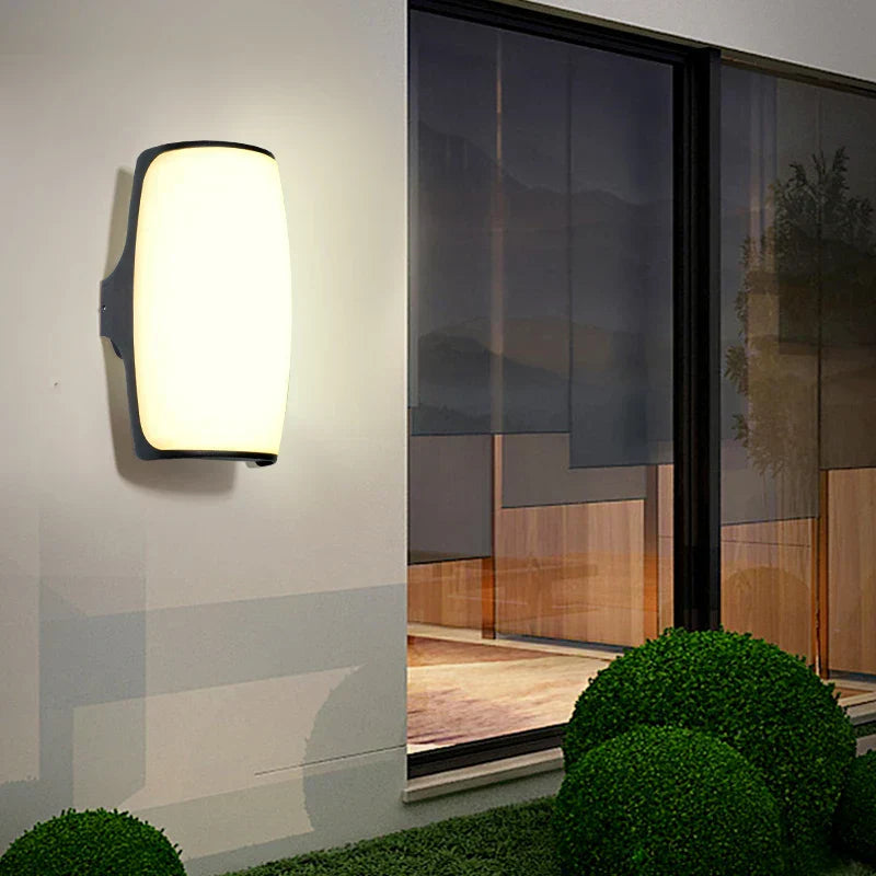 Outdoor Wall Lamp LED Waterproof IP65 Black Modern