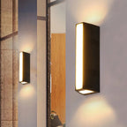 Lumurex LED Outdoor Wall Light IP65 | Warm White 3000K | Aluminium & Glass | 40×10×6 cm | Weatherproof & Stylish