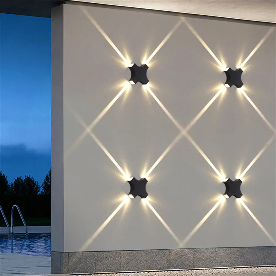 Modern LED garden wall lamp for outdoors – Weatherproof, energy-saving & decorative lighting