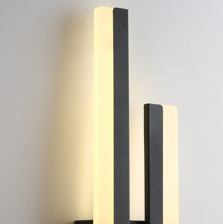 LuxLine Modern LED Wall Lamp | Minimalist Design | Iron & Acrylic | Dimmable Light