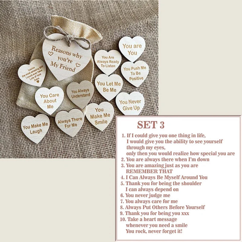 "Reasons why you are my friend" Friendship gift