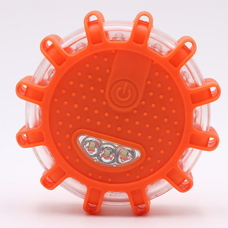 Blinking warning light with LED
