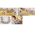 Battery-Powered LED Christmas String Lights with 10 or 20 Bells and Elk Designs