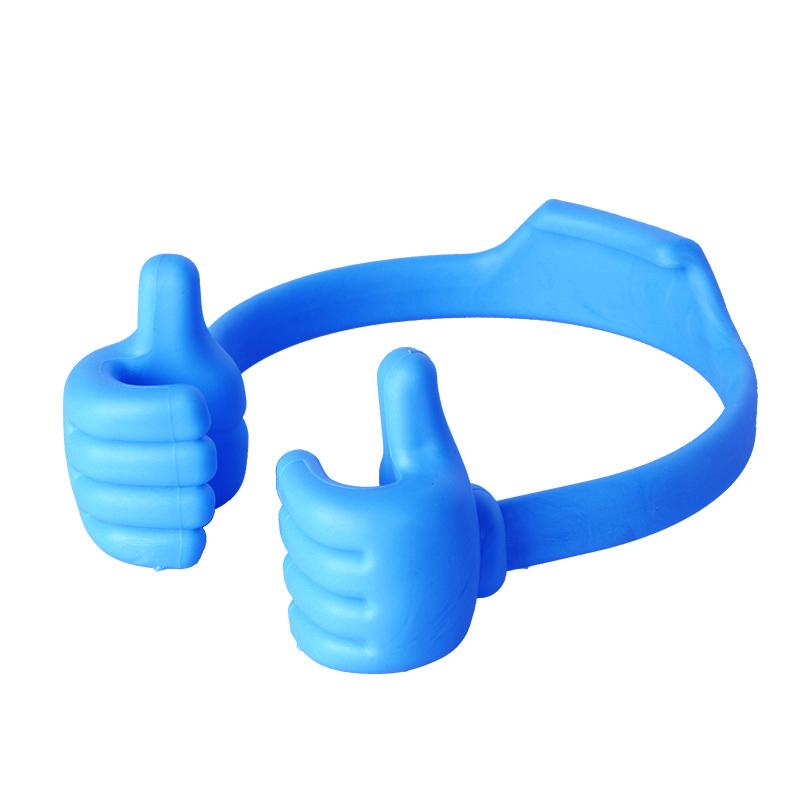 Phone holder with thumb up