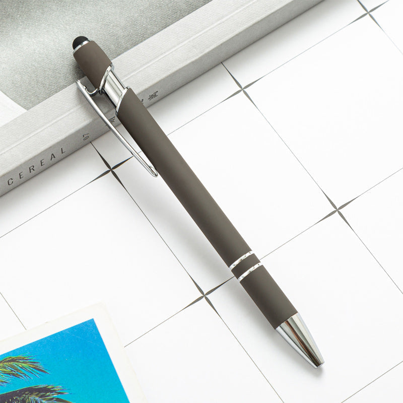 Metal Print Aluminum Ballpoint Pen, 8 Pieces