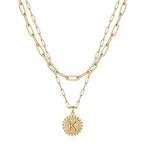 Golden Initial Necklaces for Women