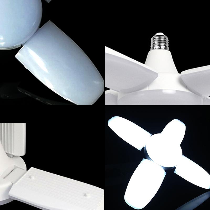 Foldable deformable universal garage lamp