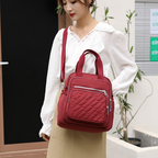 Multifunctional lightweight embossed elegant handbag shoulder bag