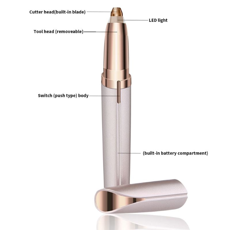 2 IN 1 EYEBROW & FACE TRIMMER