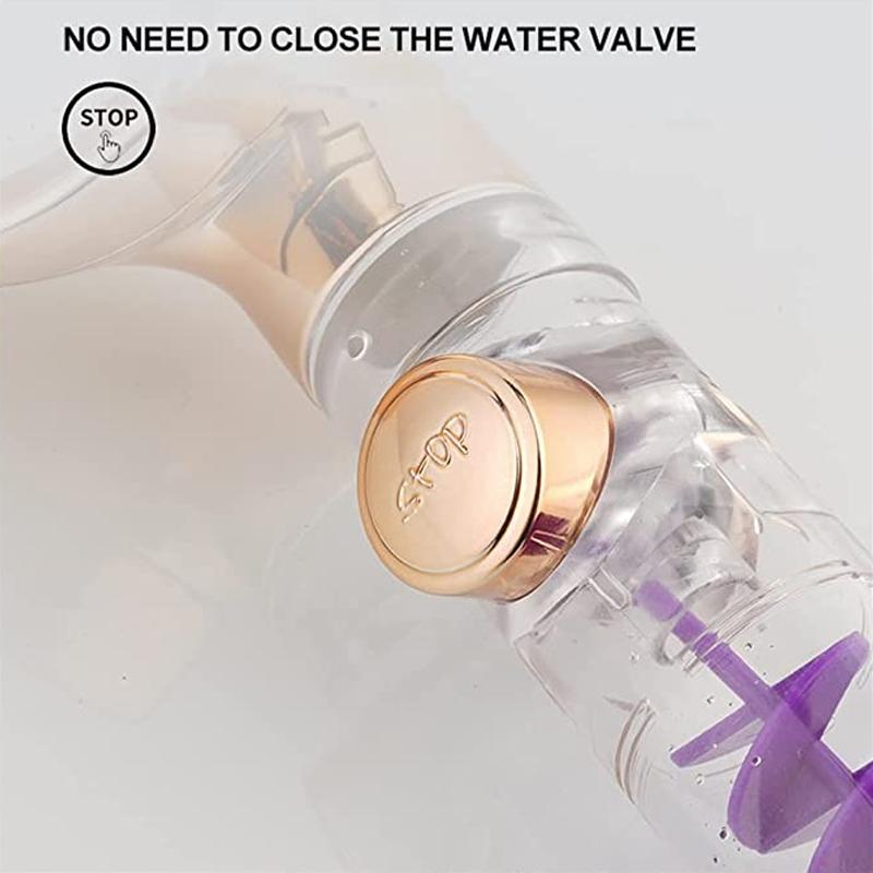 3 Mode Adjustable High Pressure Water Saving Showerhead