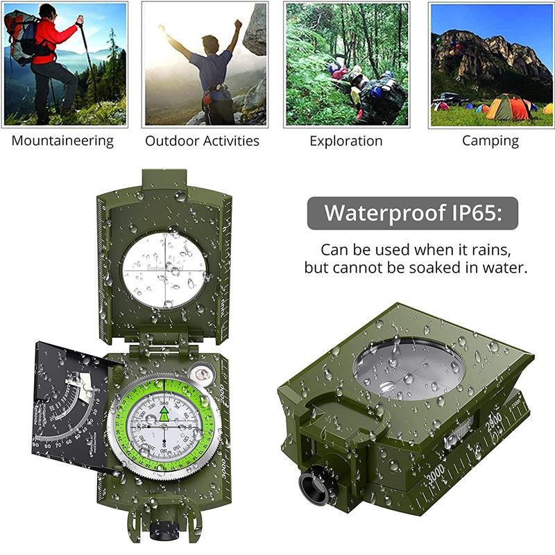 Military multifunctional navigation compass