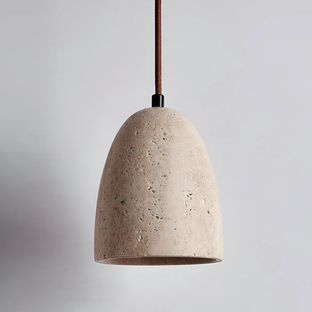 Retro Travertine Pendant Lamp