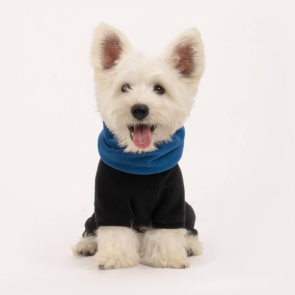 Full Protection Polar Fleece Dog Overall with Removable Collar