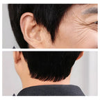 Natural full medium-length hair wig