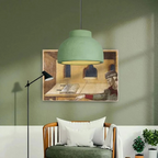 Minimalist Scandinavian Pendant Light made of Polystyrene