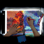 Drawing board with LED light
