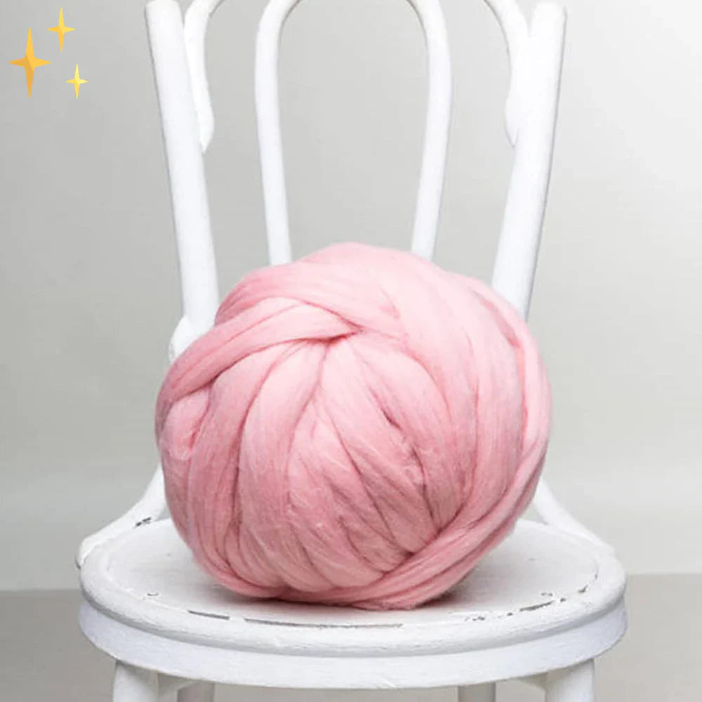 DIY Chunky XL 1000 gram Yarn for Soft Blankets