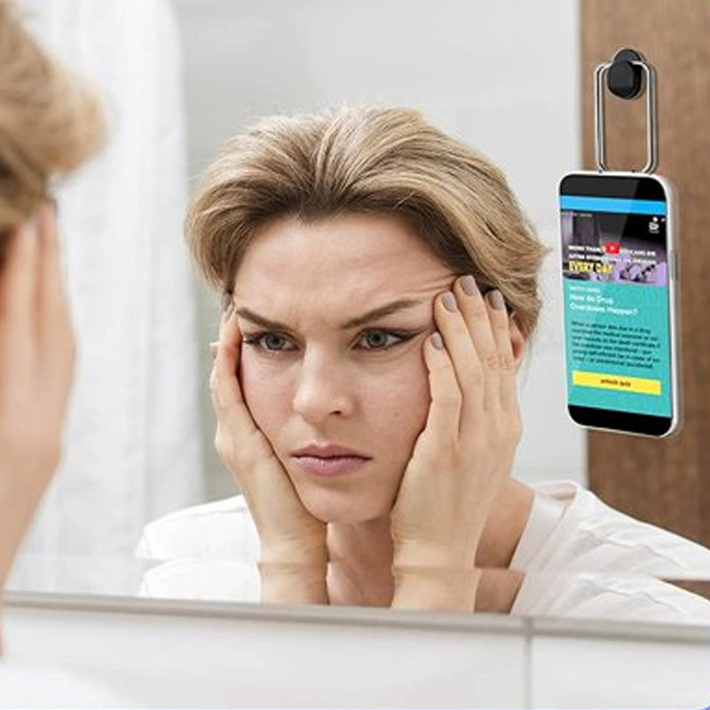 Back clip foldable phone holder