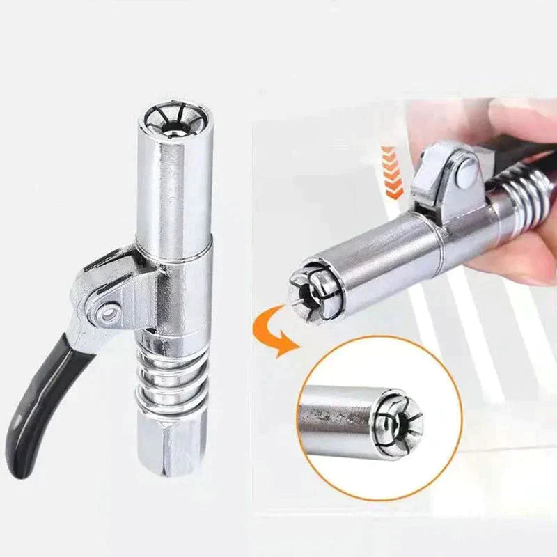 Strong lock on lubricating couplings