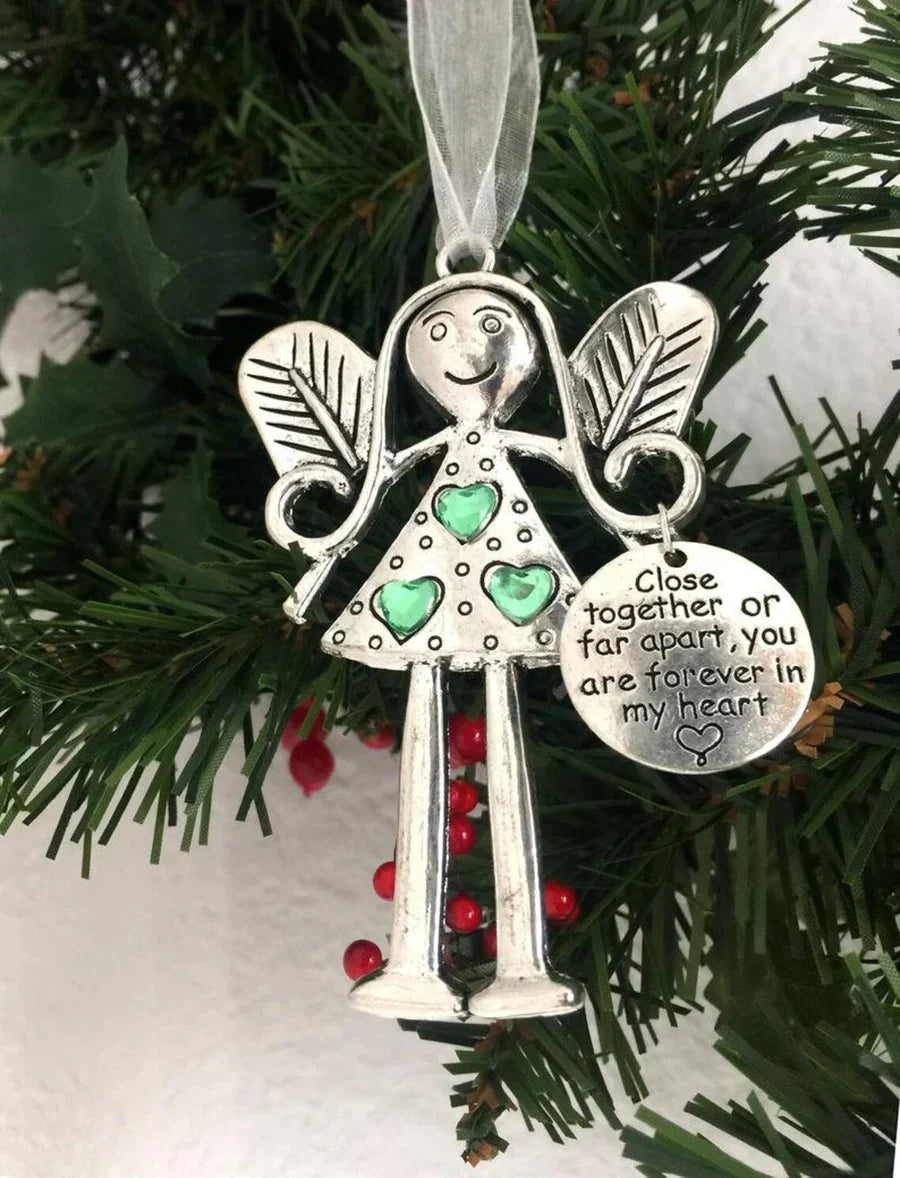 Crazy beautiful friends forever - Angel ornament Christmas gift