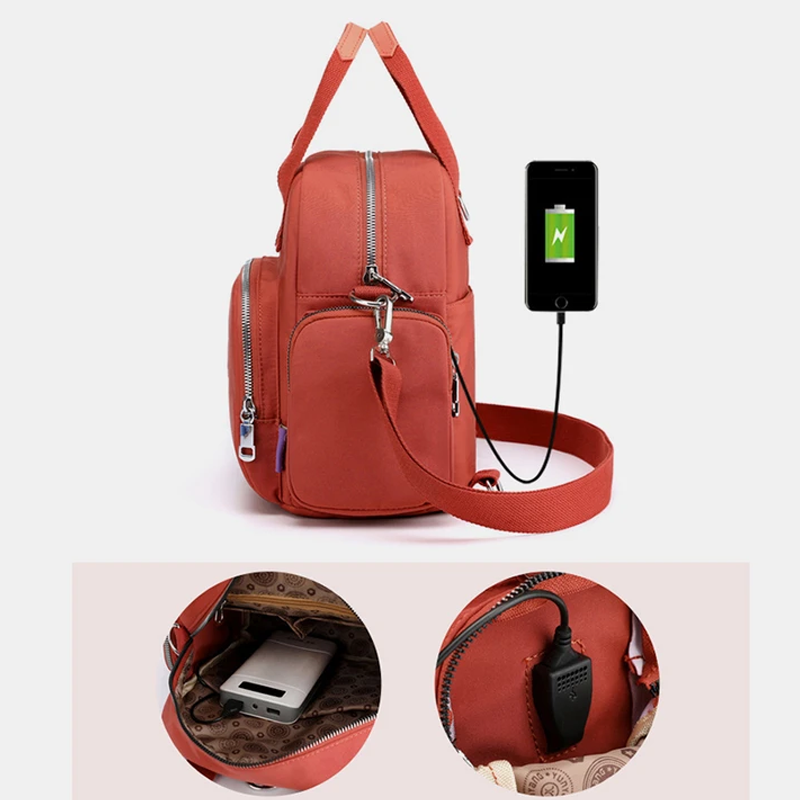 Multipurpose Backpack with USB Charging Port
