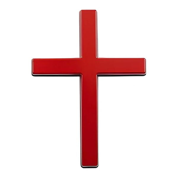 ️ 3D Cross Metal Jesus Christ Cross Badge StickerCar Anti-Scratch Sticker