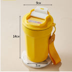 Stainless Steel Coffee Mug with LED Temperature Display 450 ML