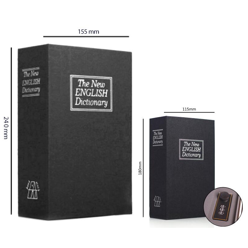 Book-shaped safety closure box