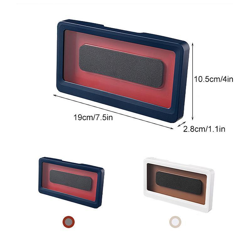Waterproof phone holder for the bathroom