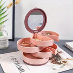 Jewelry Box - 360° Rotating Storage Box for Jewelry, Maximum Protection and Organization