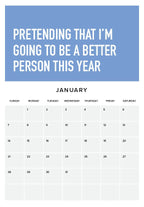 Adulting Is Hard 2024 Wall Calendar
