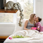 Elephant sitter hand-painted figures