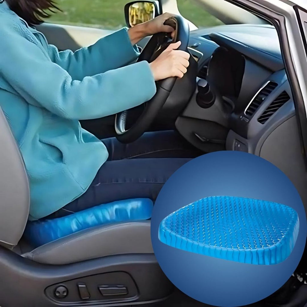 Orthopedic Gel Seat Cushion | Pressure Relief, Tailbone Pain & Lower Back Support for Office Chair, Car & Wheelchair Use