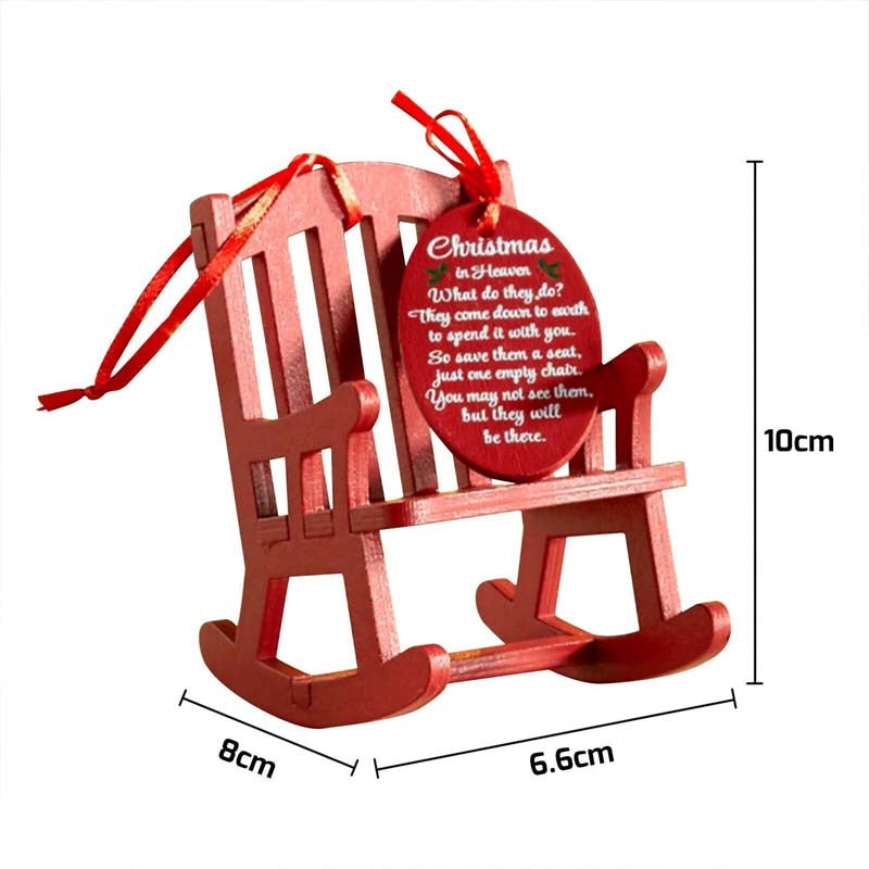 Christmas in Heaven Rocking Chair Ornaments