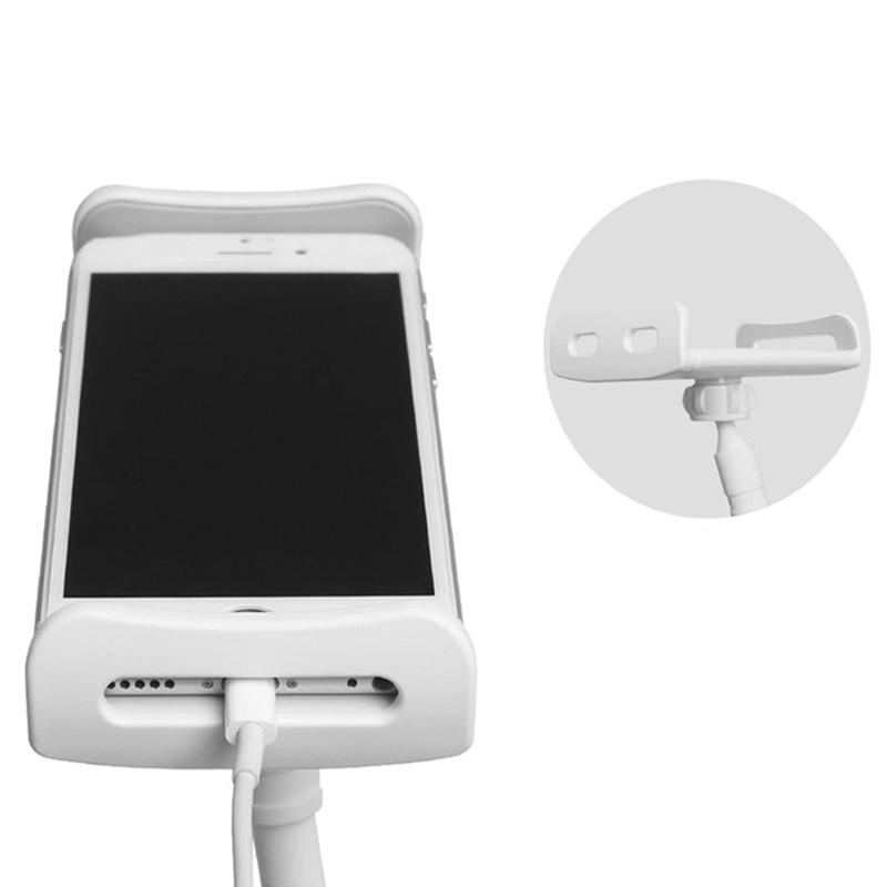 Universal detachable holder for phone and tablet with long pole