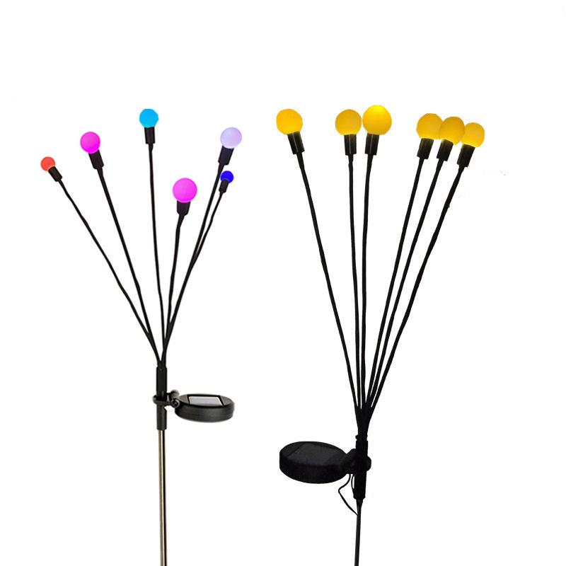 Solar Garden LED Firefly Plug Light