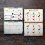 Reusable ribbed handwriting workbooks