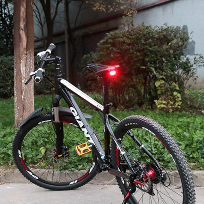 Intelligent sound and light alarm rear for bicycle