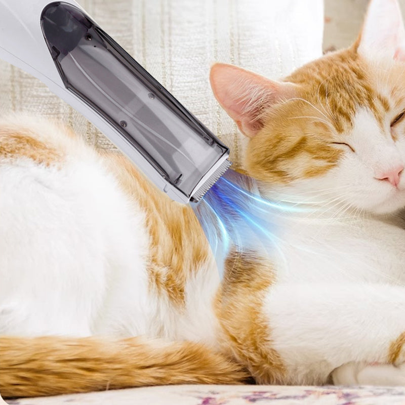 Pet Hair Clipper with Suction Function