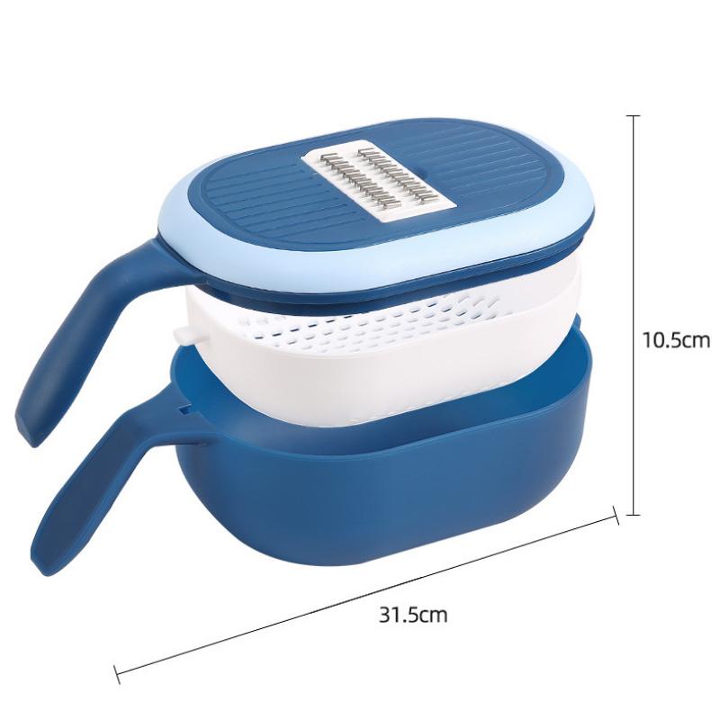 Kitchen strainer with cutter