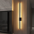 Industrial Minimalist Long LED Iron Wall Lights for Contemporary Living Room Décor and Stylish Illumination