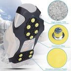 Traction Cleats Ice Snow Grippers Non-Slip Silicone