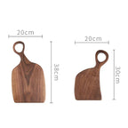 NutriCraft – Luxurious walnut cutting board with double-sided functionality for kitchen and presentation