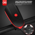 USB-rechargeable mountain bike headlight