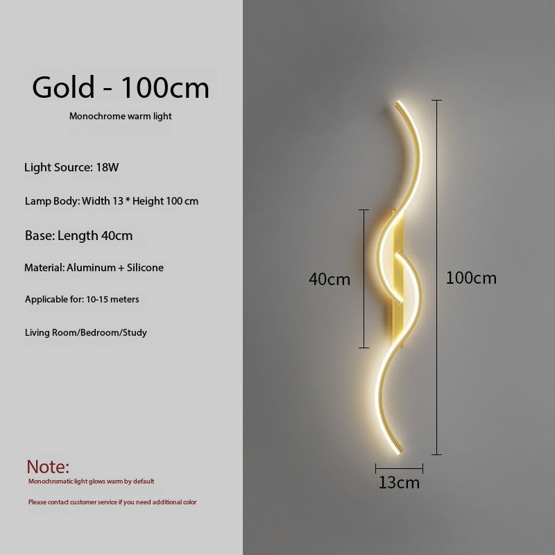 Minimalist Luxury LED Wall Sconce - Multiple Sizes, Finishes, and Dimming Options