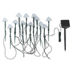 LED Solar String Lights Ground Stake Mushroom Lights