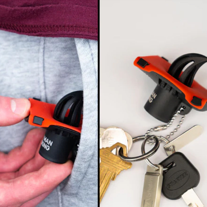 Key chain beer bottle opener