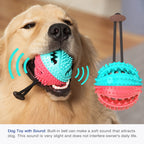 Round Food-Dispensing Puzzle Ball for Dogs