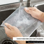 Versatile wire dishcloths for wet and dry