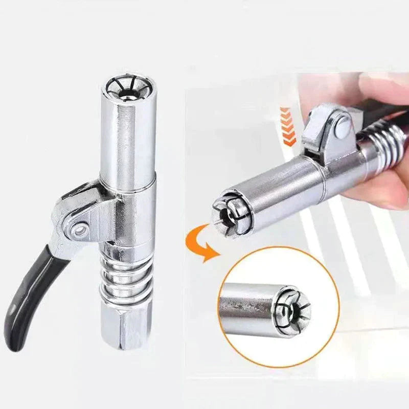 Strong lock on grease couplings